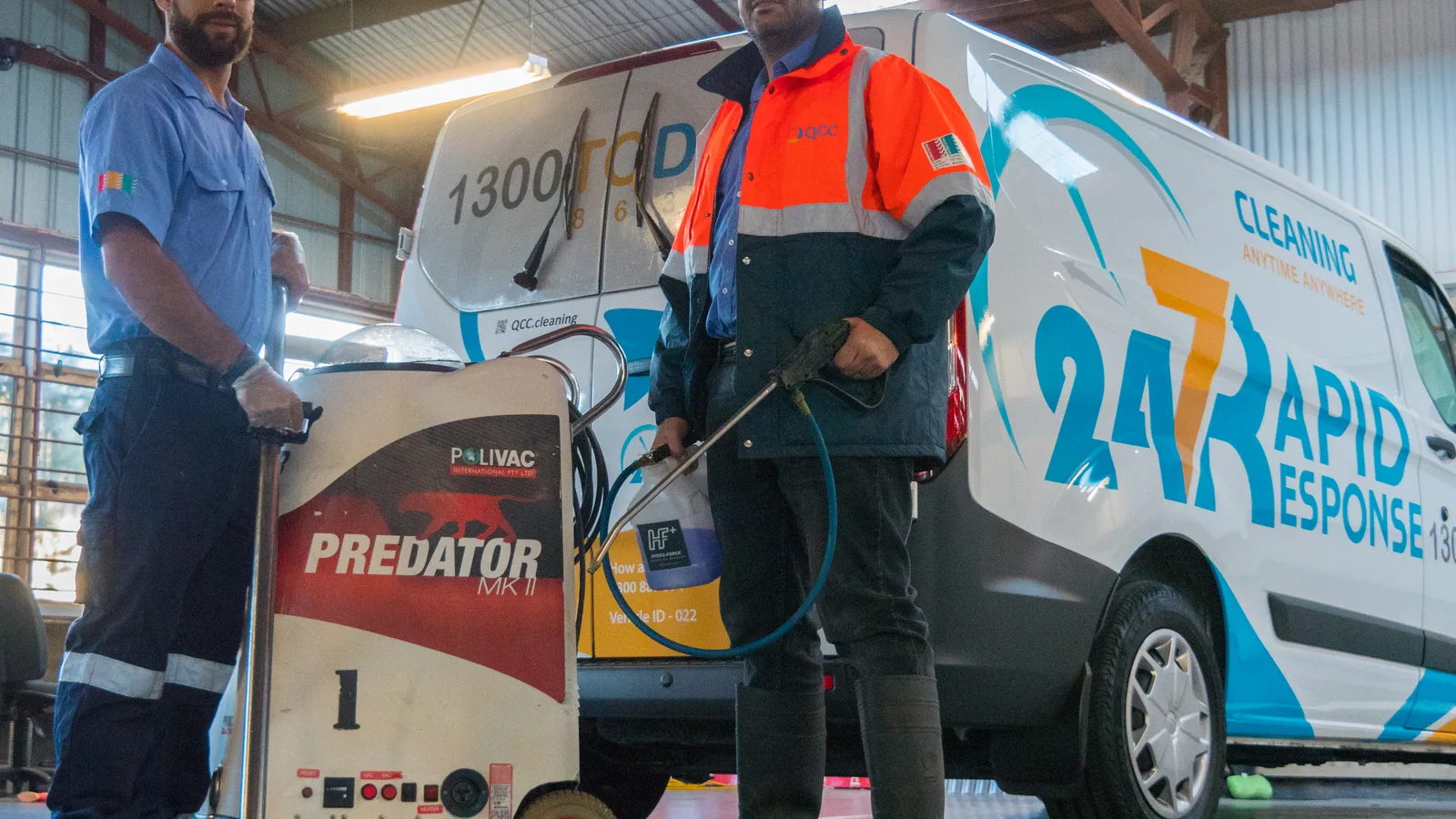 Construction Cleaning at a QCC client site